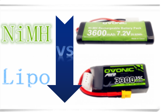 NiMH vs Lipo, What ‘s their pros & cons