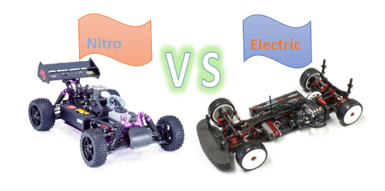 Nitro vs Electric RC car, What’s their difference and pros& cons?