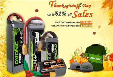 Ovonishop Thanksgiving, Black Friday, Cyber Monday Batteries Super Discount