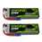 2x Ovonic 80C 3S1P 5200mAh 11.1V LiPo Battery for RC Car - EC3 Plug