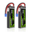 2x OVONIC 2S 7200mAh 130C Hardcase 7.4V Lipo Battery with EC5 Plug for 1/10 scale Vehicles Car RC Truck