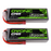 2x OVONIC 7.4V 100C 2S 5200mAh Lipo Battery T Plug For 1/10 RC Car Truck Boat