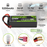 2X OVONIC 11.1V 80C 5200mAh 3S Lipo Battery T Plug for RC Car Truck Heli Airplane