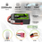 2x OVONIC 4S 2200mAh 14.8V 130C Shorty Lipo Battery with T Plug for 1/10 scale RC Car Truck Airplane