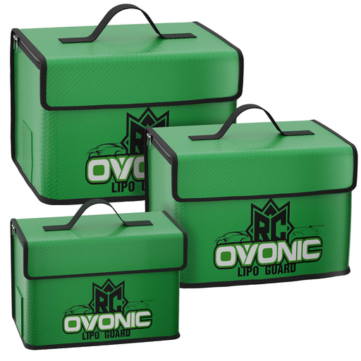 OVONIC Lipo Safe Bag Fireproof E×plosionproof Bag – S/M/L Sizes Kits
