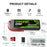 2x Ovonic 100C 3S1P 5200mAh 11.1V LiPo Battery for RC Car - T Plug