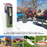 2 x OVONIC 4S 10000mAh 14.8V 130C Lipo Battery with EC5 Connector & Lipo Voltage Checker for 1/5 & 1/8 Scale RC Car Truck Boat Large-Scale Airplane RC Racing