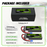 2x OVONIC 2S 7200mAh 130C Hardcase 7.4V Lipo Battery with EC5 Plug for 1/10 scale Vehicles Car RC Truck