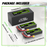 2x OVONIC 6200mAh 2S 7.4V 130C Hardcase LiPo Battery with XT60 to TRA Plug for 1/10 Scale RC Car Truck Buggy