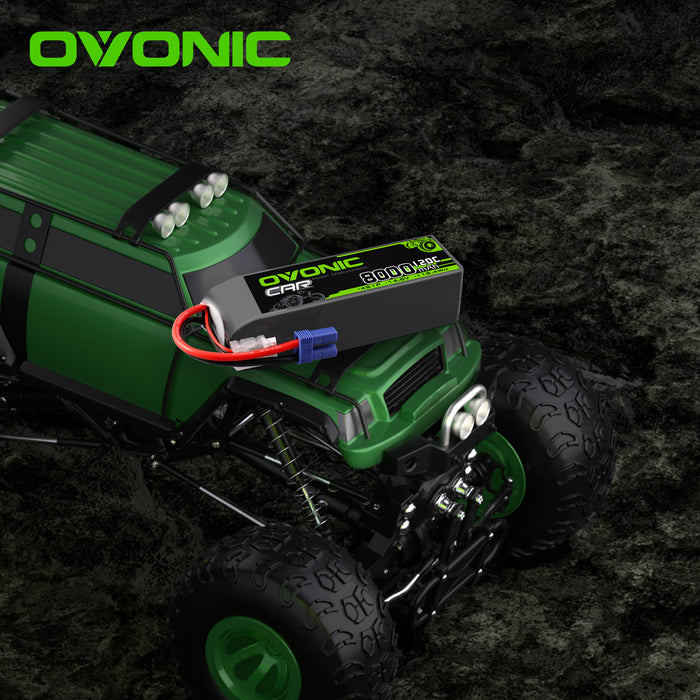 [2pcs] Ovonic 14.8V 120C 8000mAh 4S1P LiPo Battery EC5 For Arrma Outcast Truck Buggy