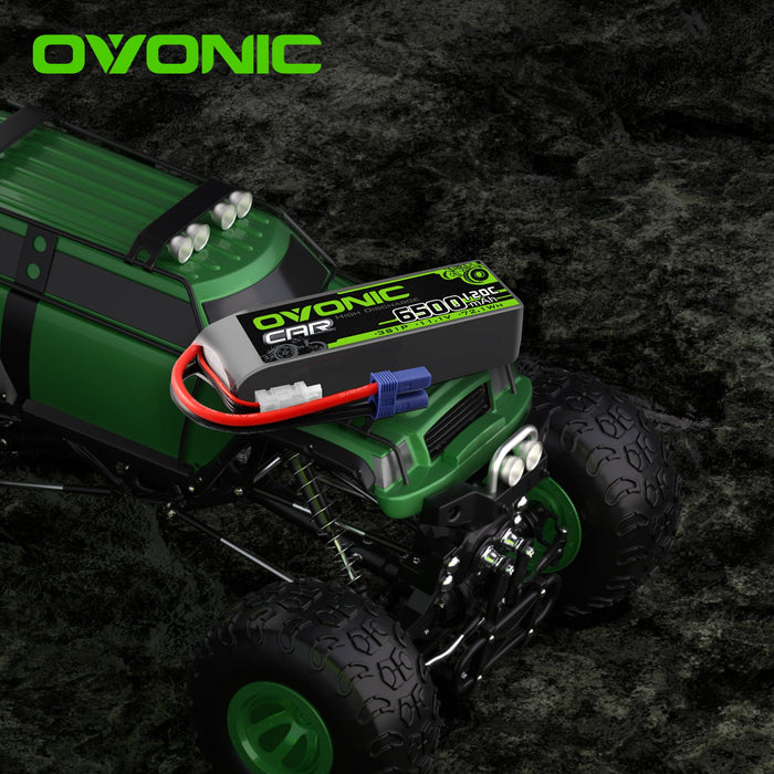 2X Ovonic 120C 3S 6500mAh 11.1V LiPo Battery For Arrma  -  EC5 Plug