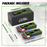 2x OVONIC 2S 7200mAh 130C Hardcase 7.4V Lipo Battery with EC5 Plug for 1/10 scale Vehicles Car RC Truck