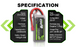 (Pre-Sale) 2x OVONIC 2200mAh 2S 7.4V 120C LiPo Batteries with T Plug for RC Airplane Car
