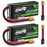 2x Ovonic 2S Lipo Battery 2200mAh 120C 7.4V RC CAR Lipo Battery With XT60 to TRA for 1/16 Slash E-Revo RC Car RC Truck