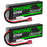 OVONIC 5200mAh 2S 7.4V 120C Hardcase Lipo Batteries Pack for 1:8 1:10 RC Car - T plug