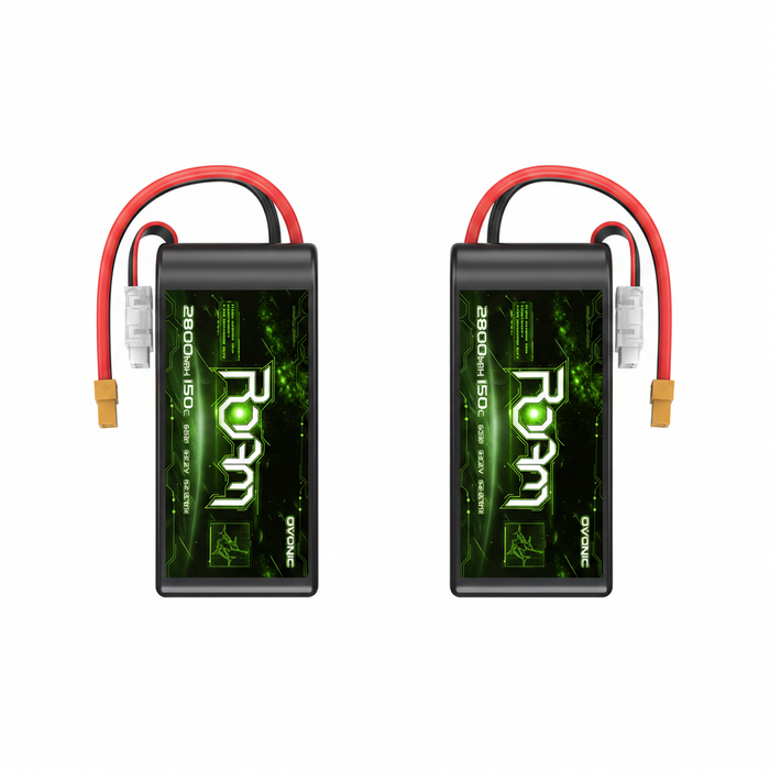 Ovonic Roam Series 6S Lipo Battery 2800mAh 6S1P 150C 22.2V Long Range Lipo Battery with XT60 Plug for 5-8 Inch Long Range 6S HD Cinelifter X-Class - Ovonicshop