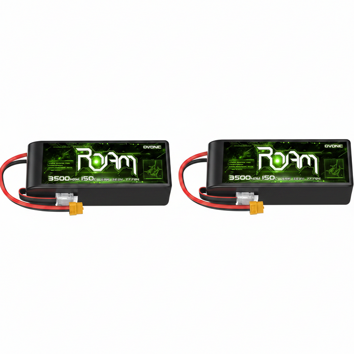 Ovonic Roam Series 6S Lipo Battery 3500mAh 6S1P 150C 22.2V Long Range Lipo Battery with XT60 Plug for 6-8 Inch Long Range X-Class 6S HD Cinelifter - Ovonicshop
