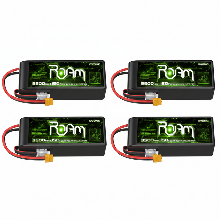 Ovonic Roam Series 6S Lipo Battery 3500mAh 6S1P 150C 22.2V Long Range Lipo Battery with XT60 Plug for 6-8 Inch Long Range X-Class 6S HD Cinelifter - Ovonicshop