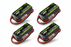 2x Ovonic 3S 2200mAh 35C 11.1V Short LiPo Battery Pack for Air Heli Drone - T Plug - Ovonicshop