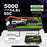 OVONIC 14.8V 5000mAh 4S 50C Hardcase LiPo Battery Pack with T Plug for 1/8 Buggy