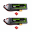 Ovonic 60C 4S 3400mAh 14.8V LiPo Battery for RC Airplane EDF - XT60 & T Plug - Ovonicshop