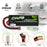 2x OVONIC 5200mAh 2S 7.4V 50C Hardcase Lipo Batteries Pack for 1:8 1:10 RC Car - T plug