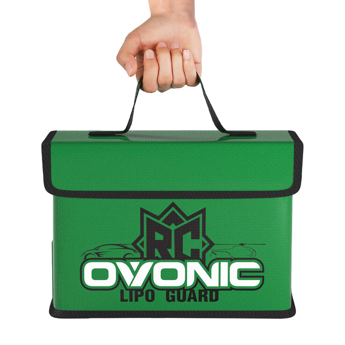 OVONIC Lipo Safe Bag Fireproof E×plosionproof Bag – S/M/L Sizes Kits