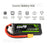 OVONIC 11.1V 1400mAh 3S 50C LiPo Battery with XT60 & Trx Plug for 1/16 Traxxas Cars - Ovonicshop