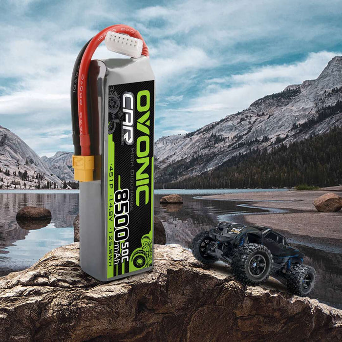Ovonic 50C 4S 8500mAh 14.8V LiPo Battery for Xmaxx 8S - XT60 Plug