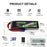 Ovonic 120C 11.1V 3S 6700mAh LiPo Battery for ARRMA Car - EC5 Plug
