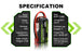 Ovonic 3S 2200mAh 35C 11.1V Short LiPo Battery Pack for Air Heli Drone - T Plug