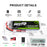 Ovonic 11.1V 50C 3S 4500mAh LiPo Battery Pack with T Plug for RC Heli Car - Ovonicshop