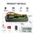 [2pcs] Ovonic 80C 6700mAh 2S 7.4V Hardcase LiPo Battery for 1/10 Stampede Slash Car- T Plug - Ovonicshop